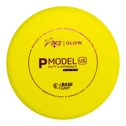 Prodigy Ace Line P Model US Putt & Approach Disc - Basegrip Glow Plastic