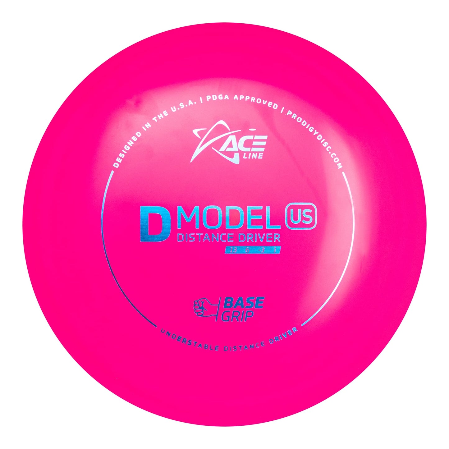 Prodigy Ace Line D Model US Distance Driver Disc - Basegrip Plastic
