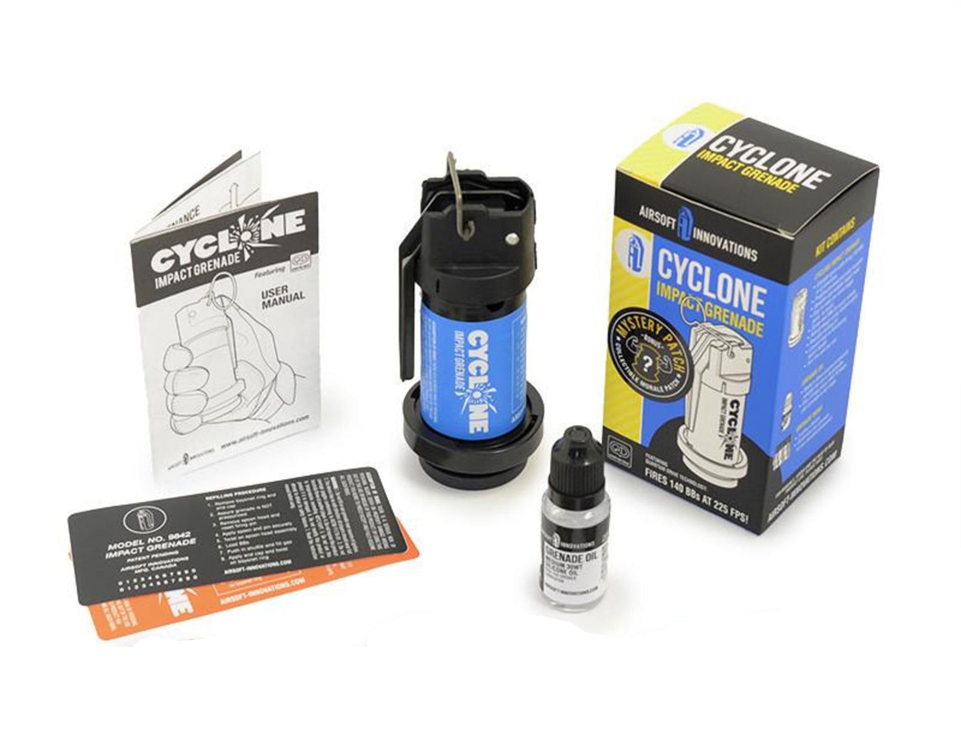 Airsoft Innovations Cyclone Impact Airsoft Grenade - Airsoft Innovations