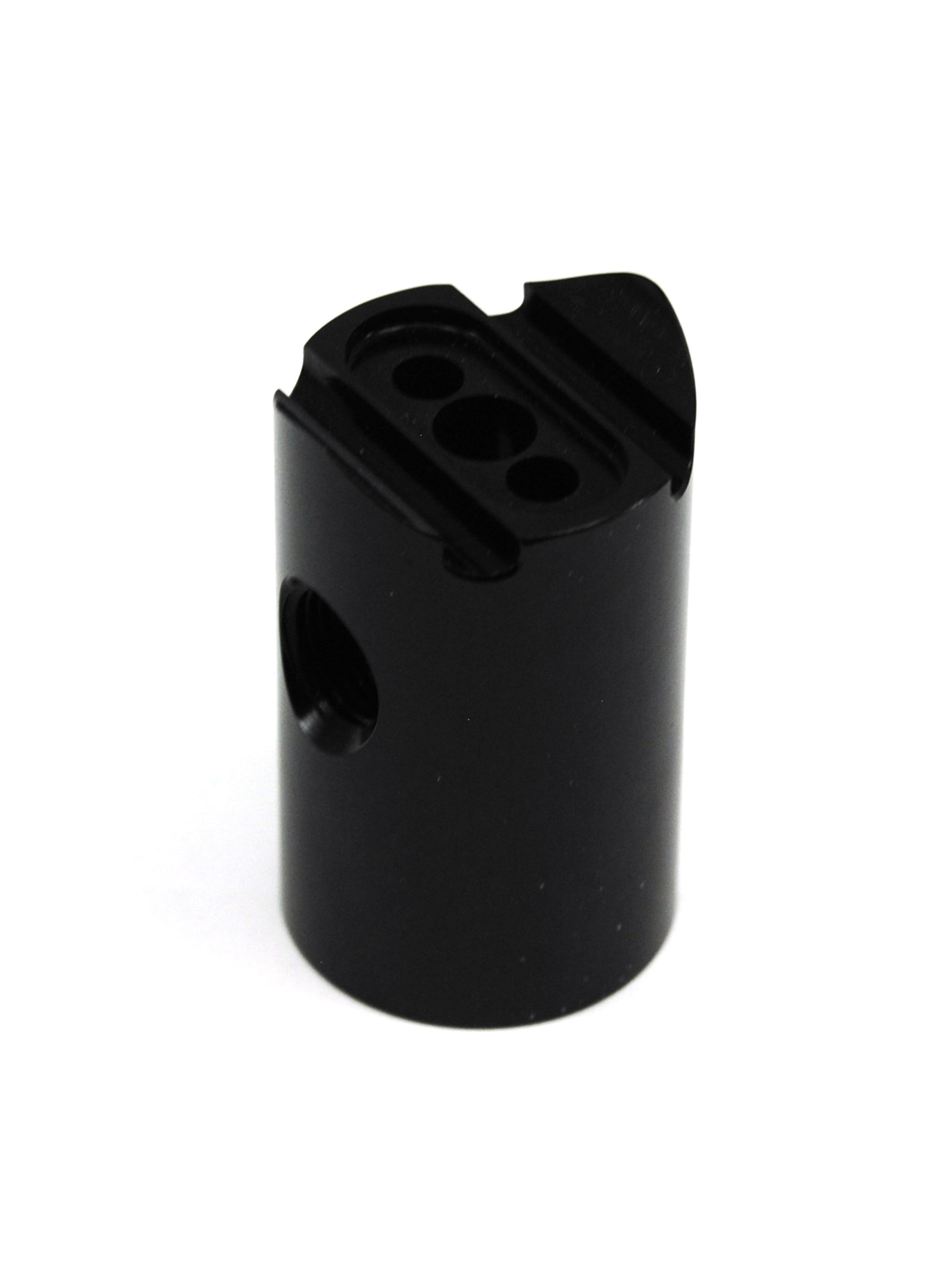 Lapco Cocker Mini Vertical ASA Adapter for Electronic Cockers - 15 Degree Forward w/ Gauge Port - Lapco