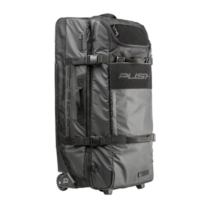 Push Paintball Division 1 Large Roller Gearbag w/ Black Backpack Strap Kit