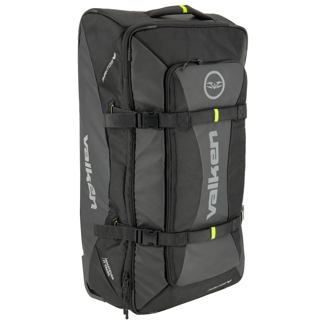 New Valken Phantom Agility Rolling Paintball Large Gear Bag Black FREE SHIPPING - Valken Paintball