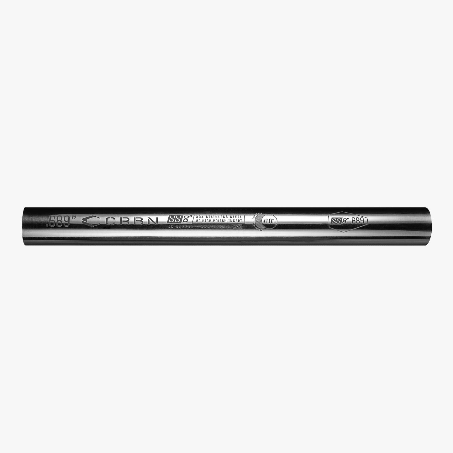 CRBN Carbon IC Paintball Barrel SS8" - Autococker Thread