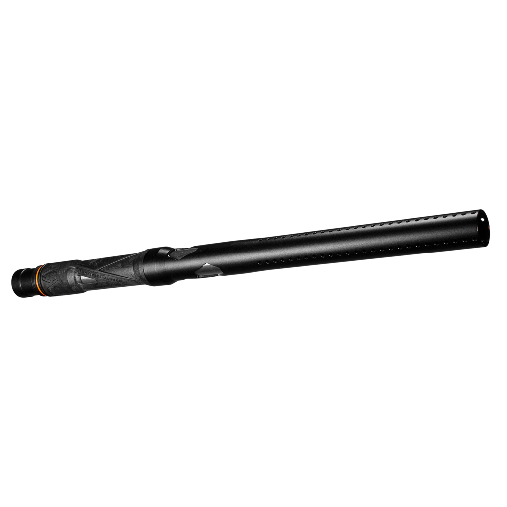 CRBN Carbon IC Paintball Barrel - Black - Autococker Thread