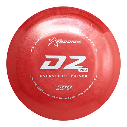 Prodigy D2 Pro Distance Driver Disc - 500 Plastic