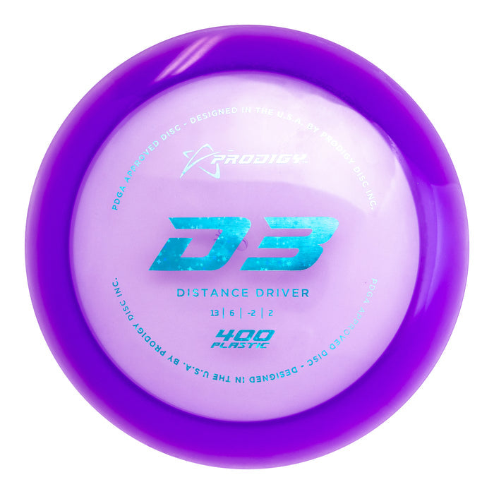 Prodigy D3 Distance Driver Disc - 400 Plastic