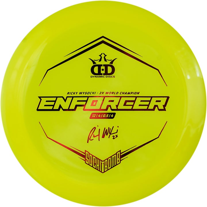 Dynamic Discs Lucid-X Enforcer Disc Ricky Wysocki Sockibomb Stamp
