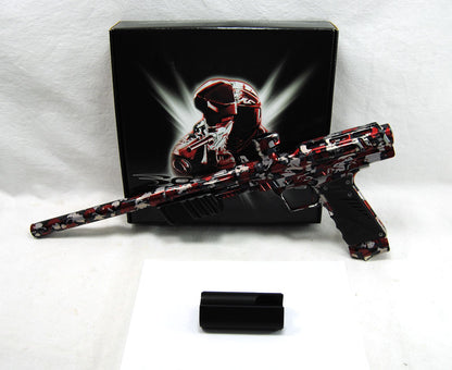 Used Bob Long MVP Red Camo Pump Paintball Marker - Bob Long