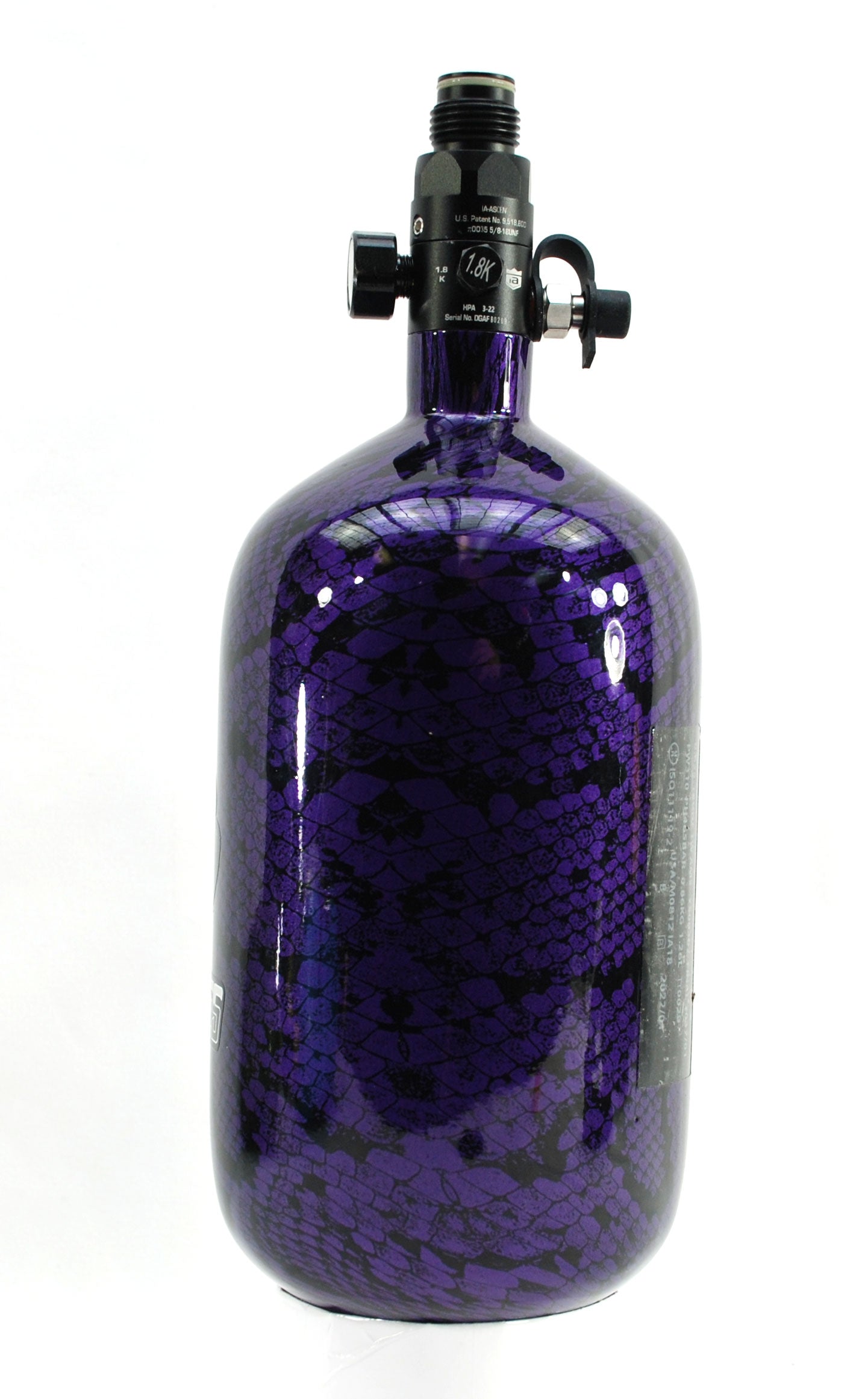 Immortal Air VENOM SERIES 77ci 4500psi Carbon Fiber HPA Tank