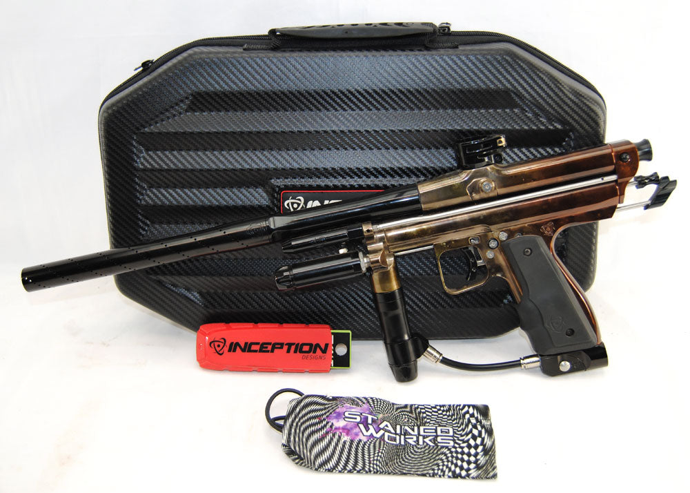 NEW Inception Designs RETRO Sleeper Paintball Autococker Custom Anodized Rust - Inception Designs