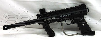 Used-Tippmann-98-Custom-Paintball-Marker-With-E-Grip-Stock-Barrel-Feedneck - Tippmann Sports