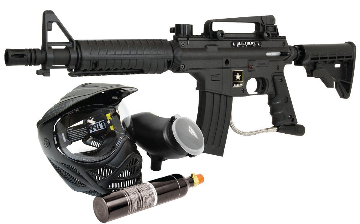 Tippmann U.S. Army Alpha Black Elite Edition Powerpack - Tippmann Sports