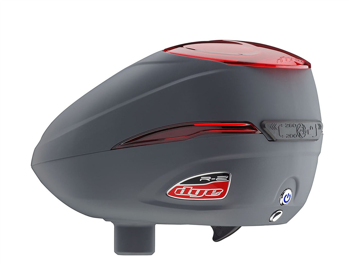 DYE Rotor R2 Paintball Loader - Dark Ember - DYE