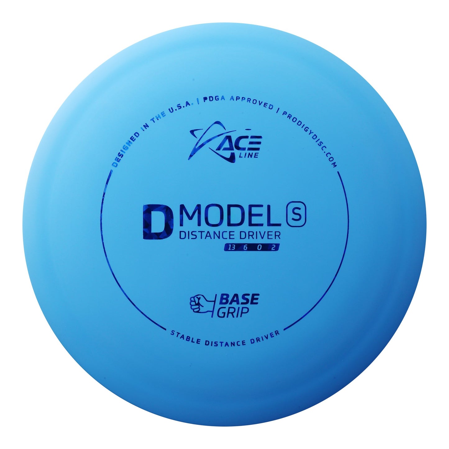 Prodigy Ace Line D Model S Distance Driver Disc - Basegrip Glow Plastic
