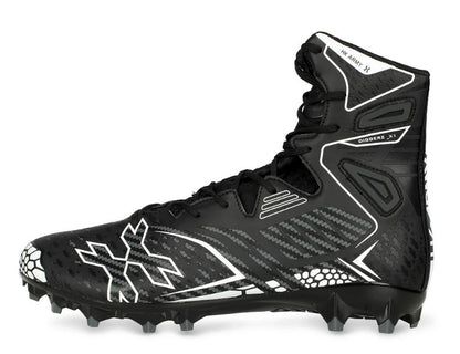 HK Army Driggerz X1 Hightop Paintball Cleat - Size 10 - Black/Grey - HK Army