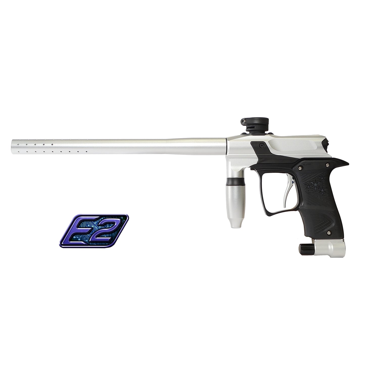 Dangerous Power E2 Electronic Speedball Paintball Marker Silver - Dangerous Power