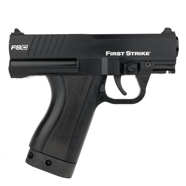 First Strike FSC (First Strike Compact) Paintball Pistol + Carmatech NEMESIS Barrel + Mock Suppressor - First Strike