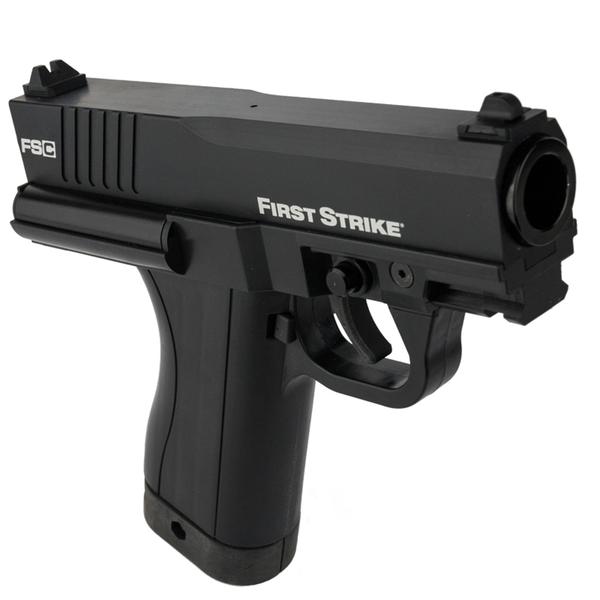 First Strike FSC (First Strike Compact) Paintball Pistol + Carmatech NEMESIS Barrel + Mock Suppressor - First Strike