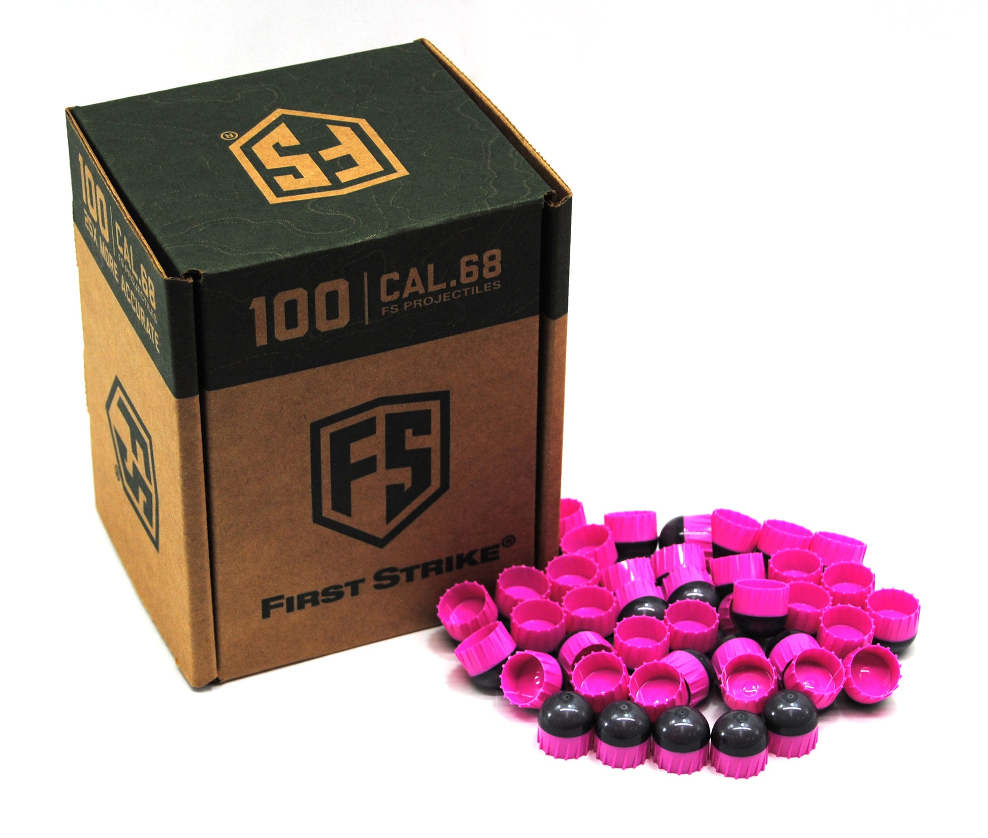 First Strike Rounds - 100ct - Smoke/Pink-Pink - First Strike