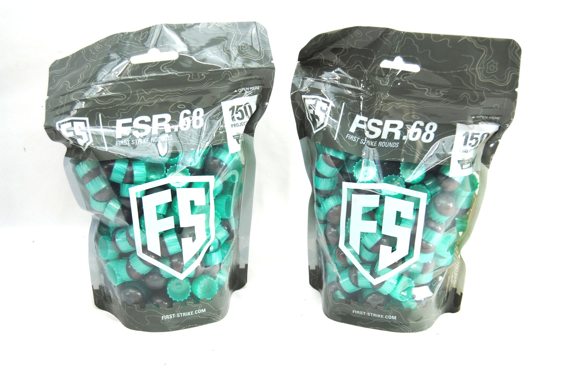 First Strike Rounds - 300 Count - Smoke/Mint Green - Orange - First Strike