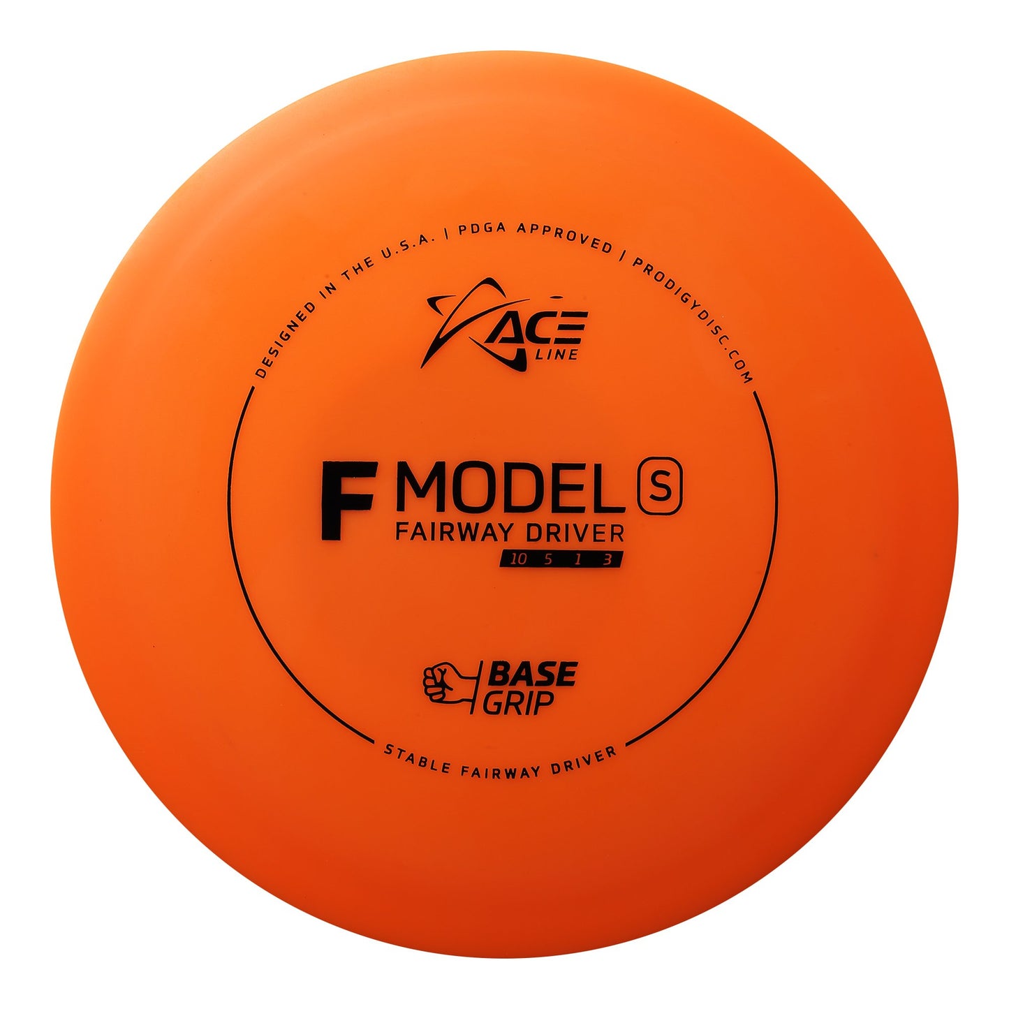 Prodigy Ace Line F Model S Distance Driver Disc - Basegrip Glow Plastic