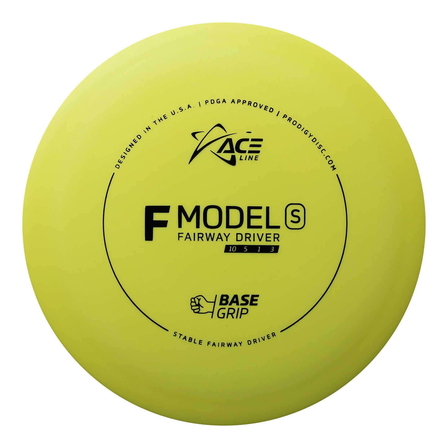 Prodigy Ace Line F Model S Distance Driver Disc - Basegrip Glow Plastic