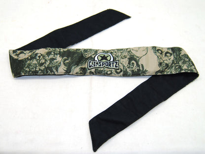 GI Sportz Headband - Tan/Black Zombie - G.I. Sportz