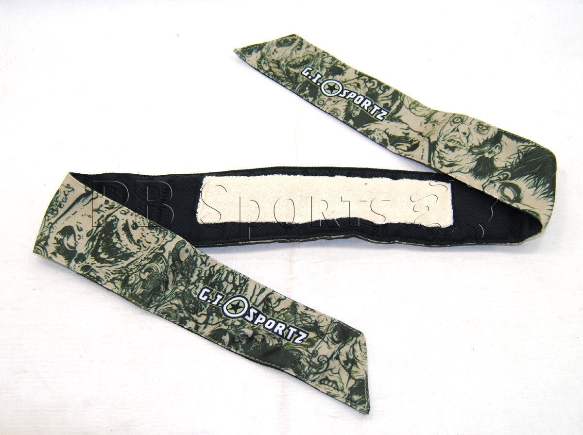GI Sportz Headband - Tan/Black Zombie - G.I. Sportz