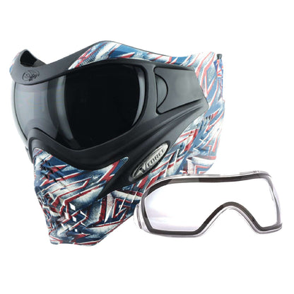 V-Force Grill SE Paintball Mask Goggle - Spangled Hero w/ Smoke Lens
