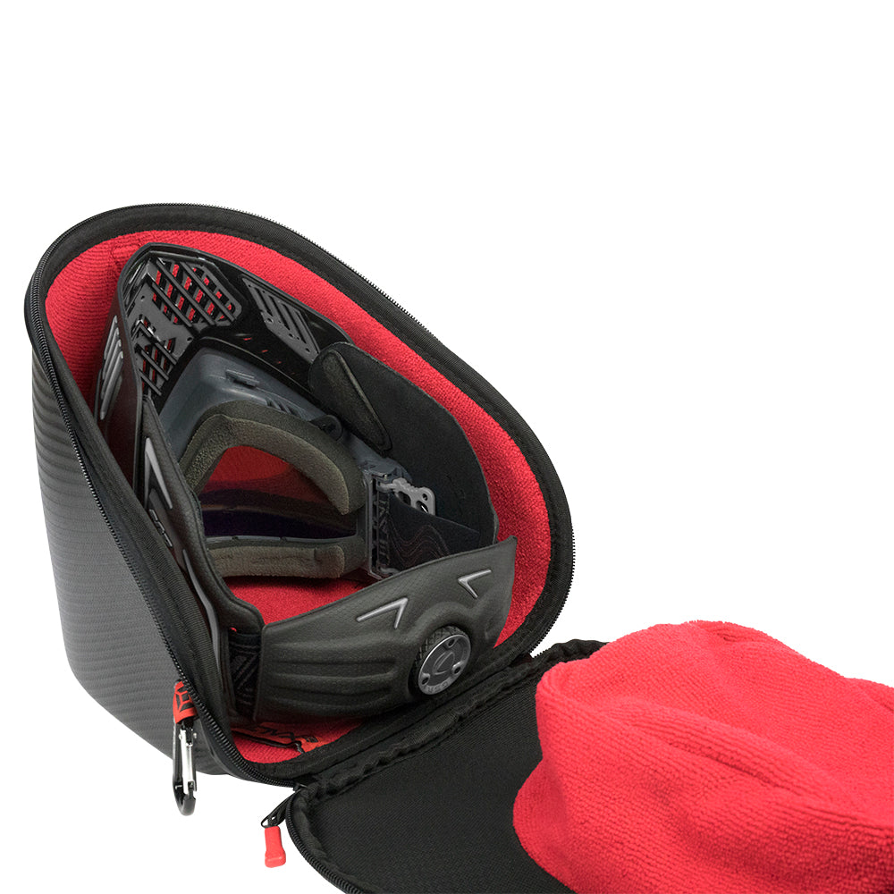 Exalt Paintball Carbon Tank/Loader/Goggle V3 Case Combo - Red - Exalt