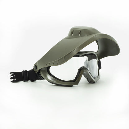 Valken VSM Thermal w/Face Shield Olive - Clear Lens - Valken Paintball