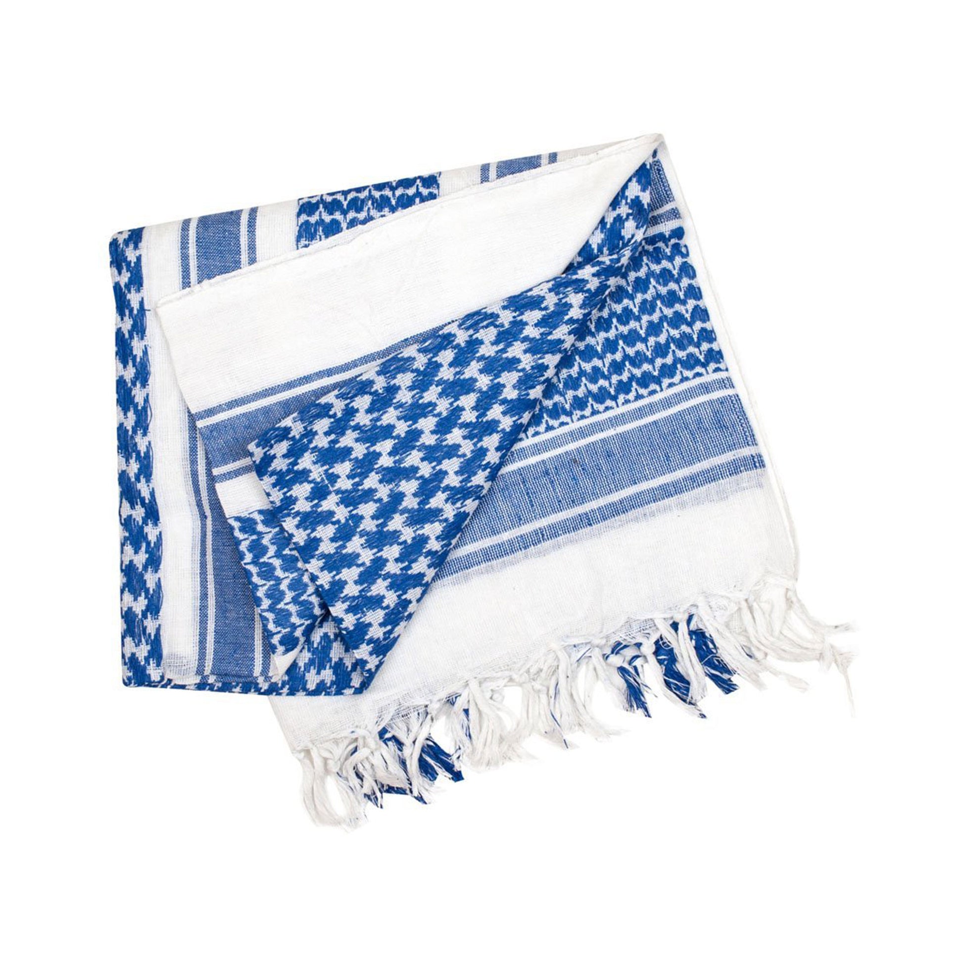 Valken Outdoor Gotcha Shemagh Scarf - Blue/White - Valken Paintball