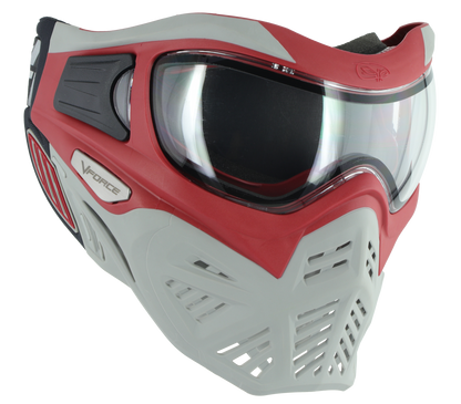 V-Force Grill 2.0 Paintball Goggle - Thermal Clear Lens - Dragon (Red/Grey)
