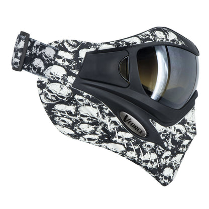 VForce Grill SE Catacomb with Quicksilver & Clear Thermal Lens - Black/White Skulls