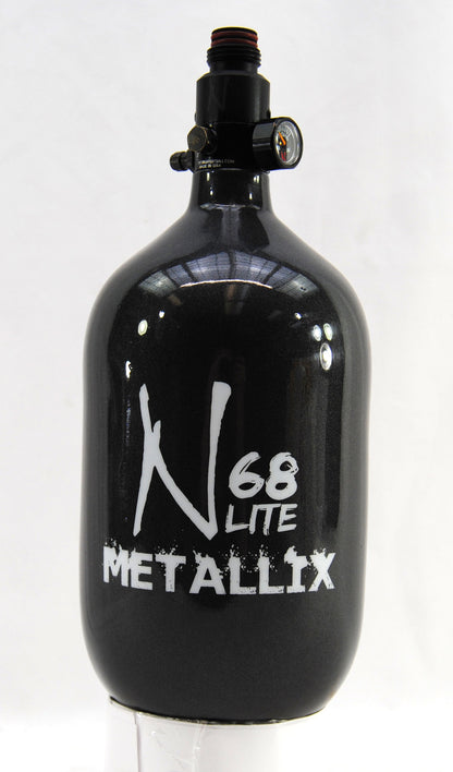 Ninja METALLIX 68ci 4500psi HPA Tank - Gunmetal - Ninja Paintball