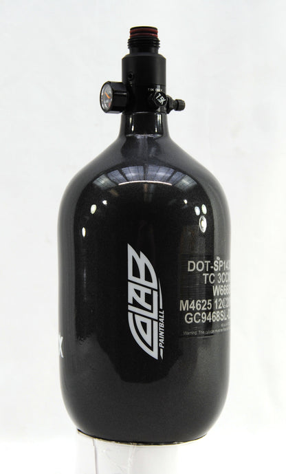 Ninja METALLIX 68ci 4500psi HPA Tank - Gunmetal - Ninja Paintball