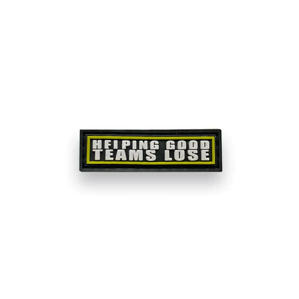 Infamous Paintball HGTL "Helping Good Teams Lose" Mini Patch - Black Volt