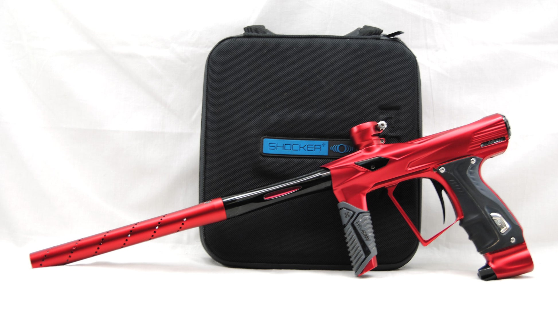Used Shocker RSX HK Army - Red/Black - shocker paintball