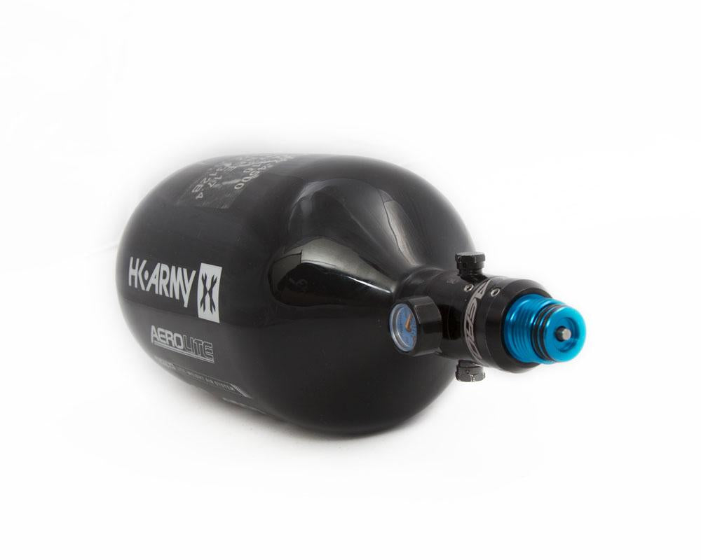 HK Army AeroLite "EXTRA LITE" Tank w/ Aerolite2 Pro Reg - 68ci / 4500psi - Black - HK Army