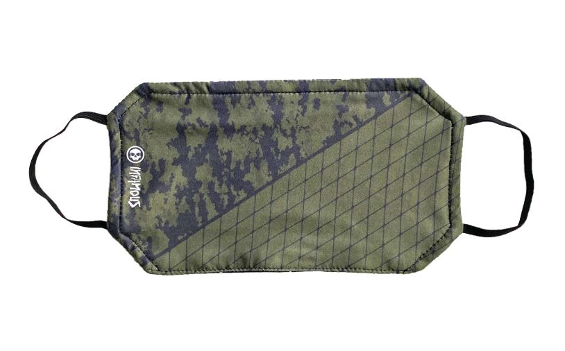 Infamous Paintball Flex Reversible Dust Mask - Olive - Infamous