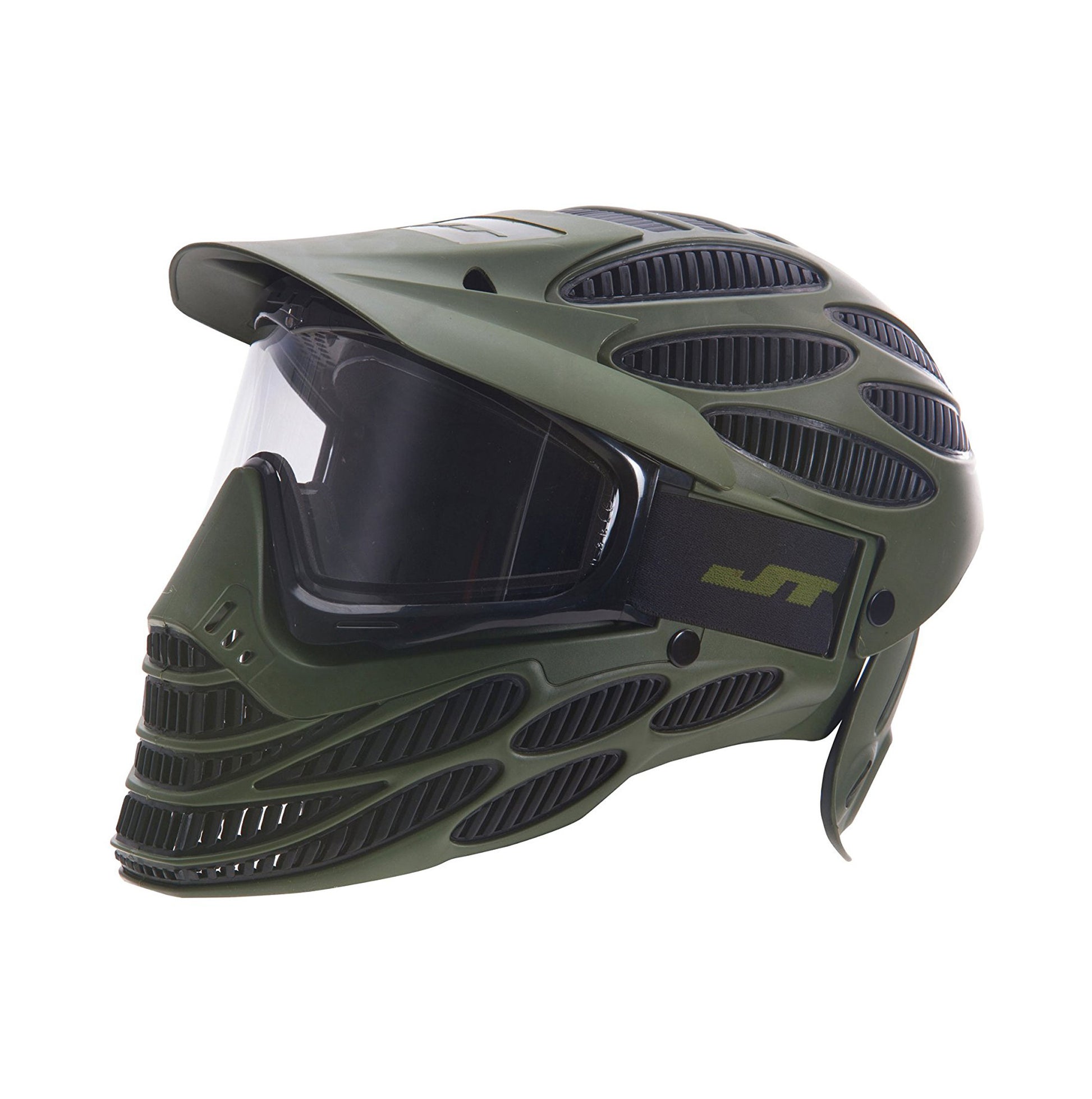 JT Spectra Flex 8 Full Head Paintball Mask - Olive/Black + Vortex II Fan - JT