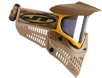 JT Spectra Proflex LE Goggle - Brown/Tan/Gold - w/ Prism 2.0 Gold + Vortex II Fan - JT