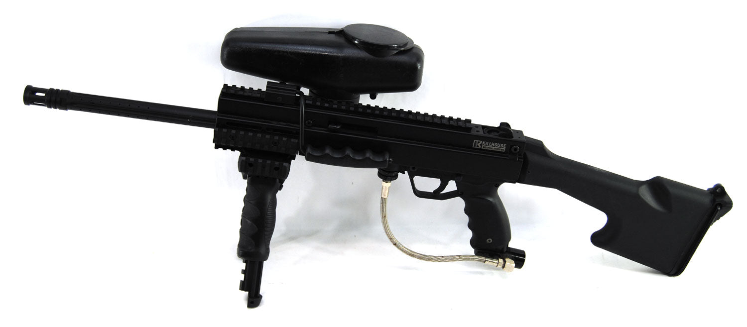 Used Tippmann A5 w/ UMP Killhouse Shroud Kit - Black - Tippmann Sports