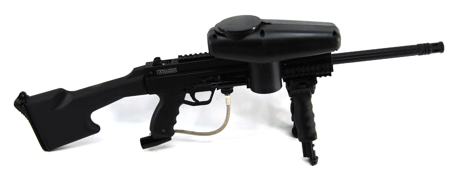 Used Tippmann A5 w/ UMP Killhouse Shroud Kit - Black - Tippmann Sports