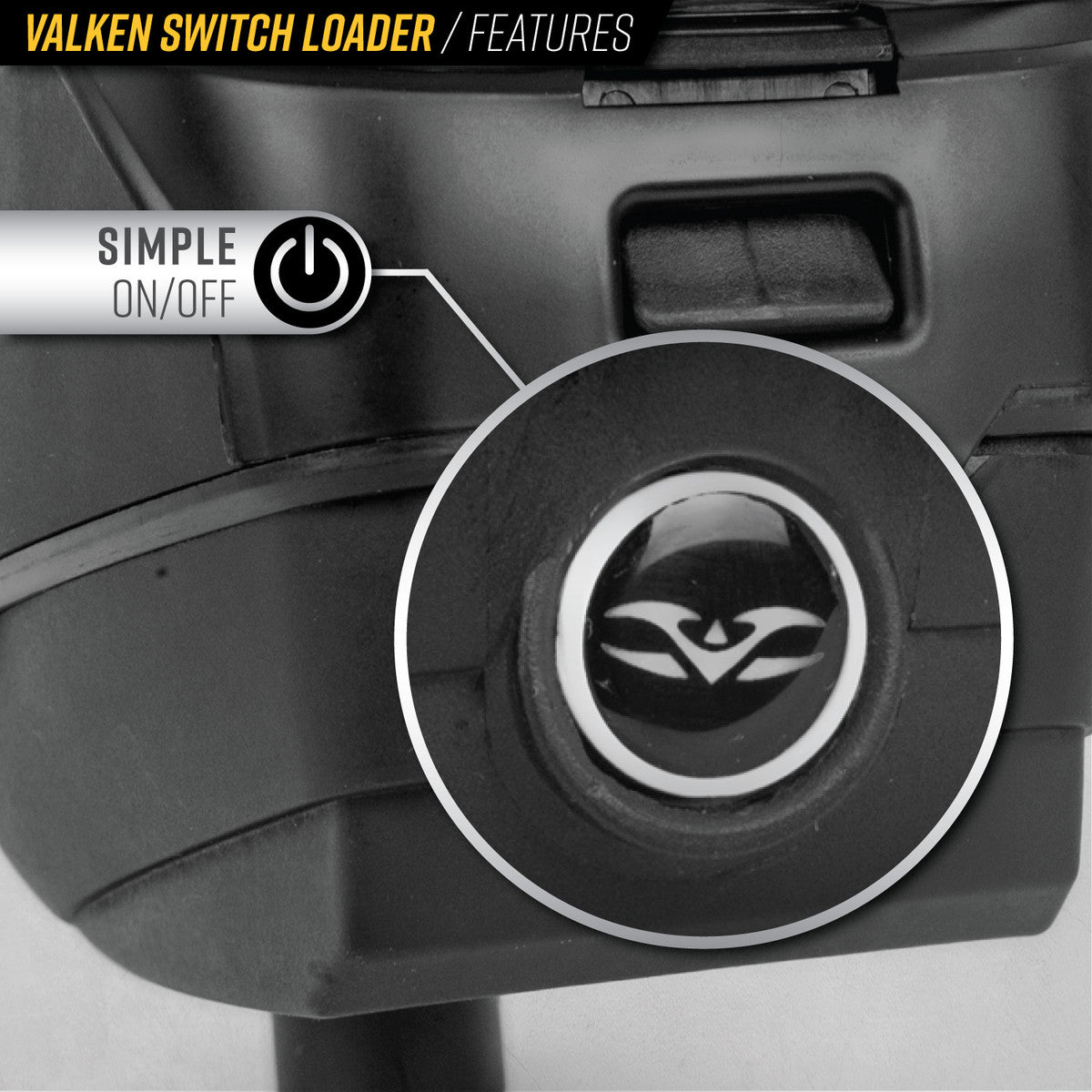 Valken VSL Electronic Loader - Alloy Series - Carbon - Valken Paintball