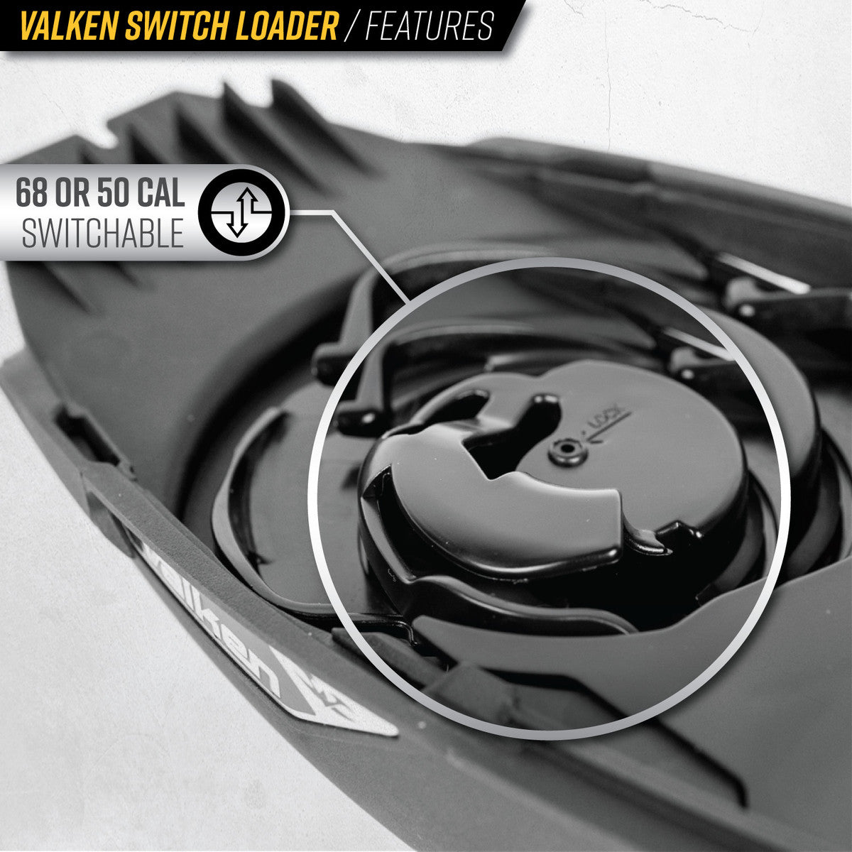 Valken VSL Electronic Loader - Alloy Series - Brushed Metallic - Valken Paintball