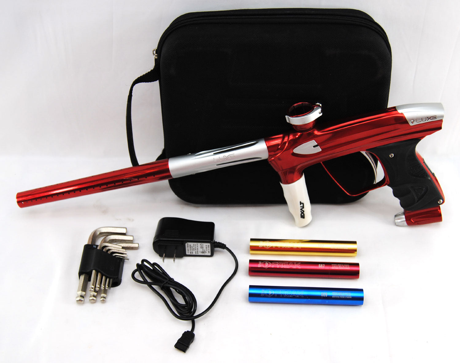 Used DLX Luxe OLED 2.0 - Red / Silver - DLX