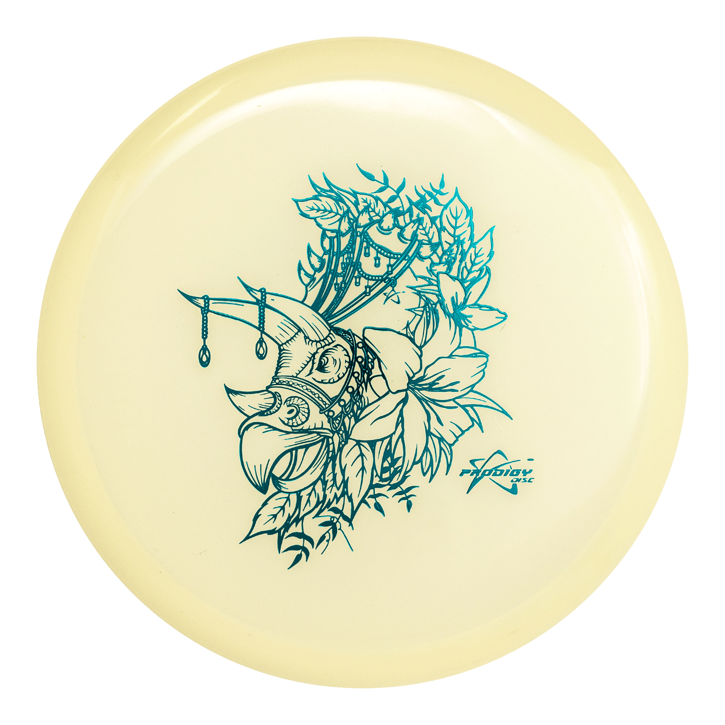 Prodigy M4 Midrange Disc - 400 Glow Plastic - Herbivora Stamp