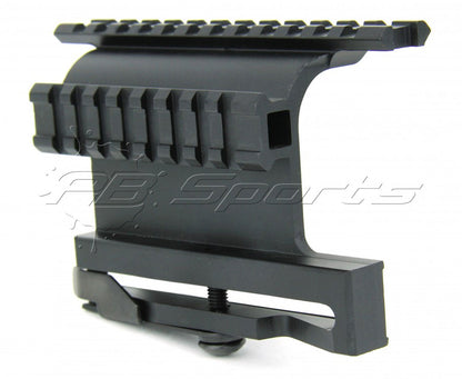 TACFIRE AK Double Side Rail Mount with Quick Release Lever - TACFIRE