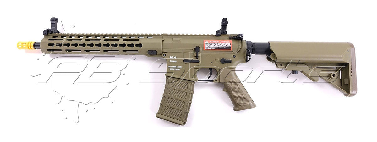 Classic Army NF004P-DE Airsoft M4 KM12 Keymod Skirmish Nylon Fiber Dark Earth AEG - Classic Army